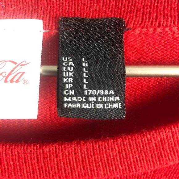 Authentic Red Coca Cola size L Sweater - Picture 3 of 4